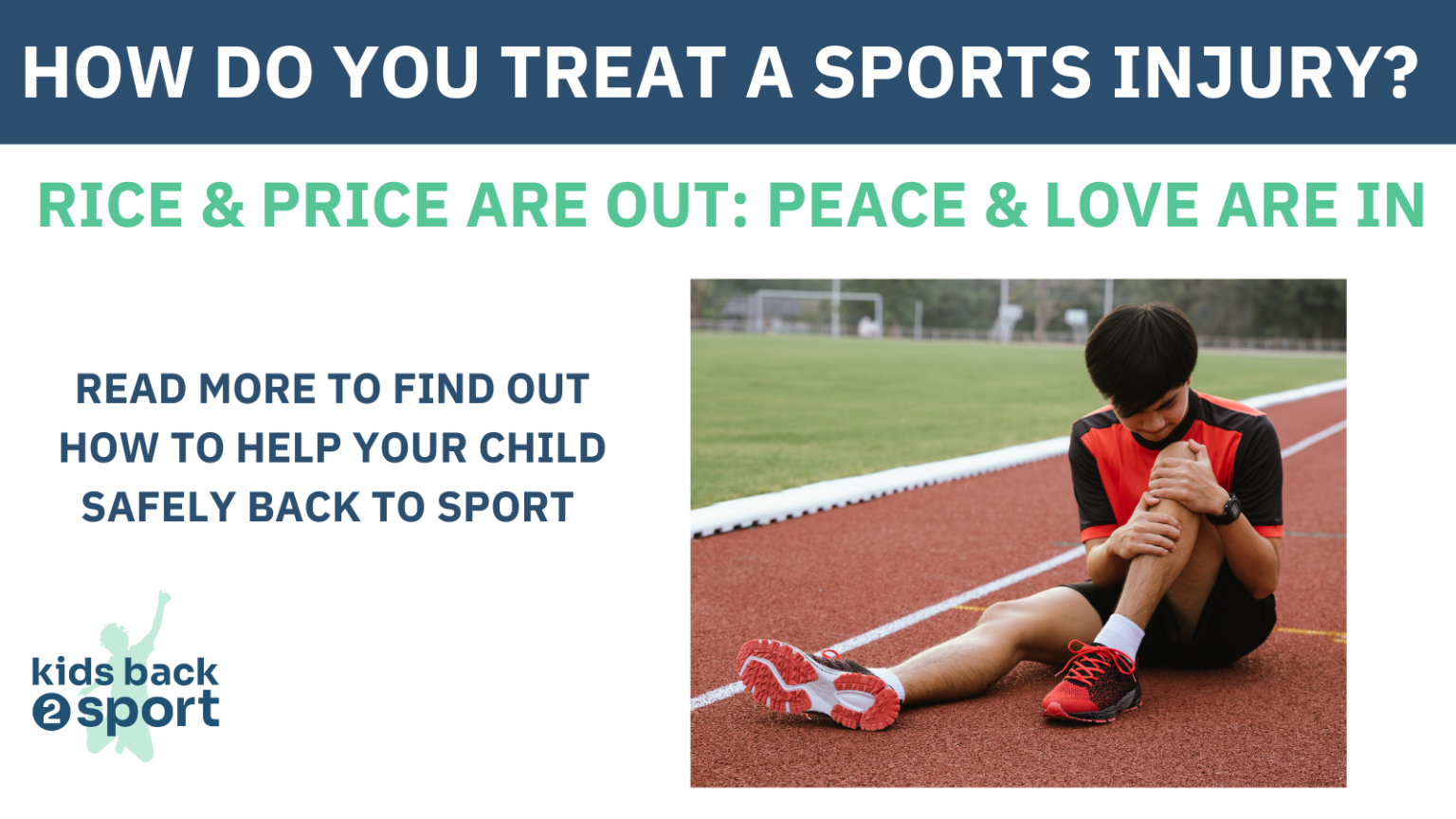 how to treat young athletes injuries
